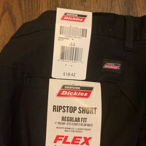 Dickies Black Flex Ripstop Shorts